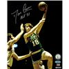 Dave Cowens Vs Knicks Ali- Hoop 8X10 Photo W/ " HOF 91"Insc.
