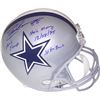 Drew Pearson Signed Dallas Cowboys Full Size Replica Helmet 3 Stat SBXII Champs, Hail Mary 12/28/75 