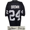 Willie Brown Signed Oakland Raiders Black Prostyle Jersey HOF 84 XL- JSA Hologram
