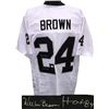 Willie Brown Signed Oakland Raiders White Prostyle Jersey HOF 84 XL- JSA Hologram
