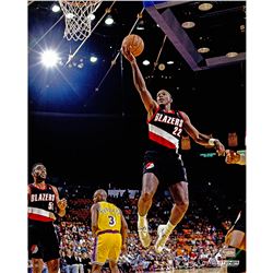 Clyde Drexler Portland Trail Blazers Layup 16X20 Photo (Getty #2705446)