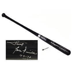 Lou Piniella Signed Rawlings Adirondack Pro Big Stick Black Bat Dual "Sweet" & 77-78 WSC (New York Y