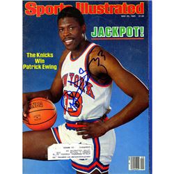 Patrick Ewing Signed 5/20/85 Sports Illustrated Magazine