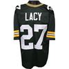 Image 1 : Eddie Lacy Green Bay Packers Unsigned Green Prostyle Jersey XL