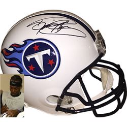 Derrick Henry Signed Tennessee Titans Full Size Replica Helmet (Top Sig)- Steiner Hologram