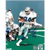 Herschel Walker Signed Dallas Cowboys 8X10 Photo #34 (White Jersey Run)