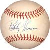 Bobby Thomson Signed Official National League Baseball Minor Tone (Giants/Braves/Cubs-Deceased)