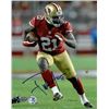 Frank Gore Signed San Francisco 49Ers 8X10 Photo (Red Jersey Head Turned)- Gore Hologram