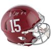 Image 1 : Amari Cooper Signed Alabama Crimson Tide #15 Riddell Speed Mini Helmet #9