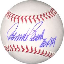 Johnny Bench Signed Rawlings Official Major League Baseball HOF 89 Slight Bleed (Cincinnati Reds)