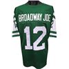 Image 1 : Broadway Joe Namath New York Jets Unsigned TB Green Prostyle Jersey XL