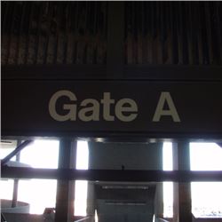 Gate A Sign From  Giants Stadium (19X87)