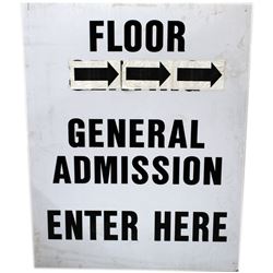 Floor -> -> -> General Admissions (60 1/2X48)