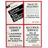 Image 1 : New York Giants Sign - Aramark Sign - "Serves You Right!" (16X12)