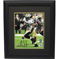 Mark Ingram Signed New Orleans Saints 8X10 Photo Custom Framed- Ingram Hologram