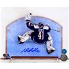 Image 1 : Jaroslav Halak Signed New York Islanders Crease Overhead 8X10 Photo (AJ Sports Holo Only)
