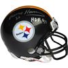 Image 1 : Franco Harris Signed Mini Helmet W/ HOF 90 Inscription