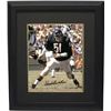 Image 1 : Dick Butkus Signed Chicago Bears 8X10 Photo Custom Framed (Navy Jersey Vs LA Rams)