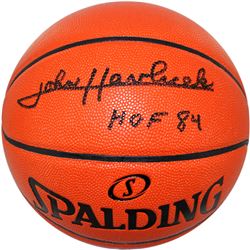 John Havlicek Signed NBA I/O Basketball W/ HOF Insc