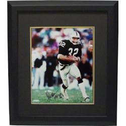 Marcus Allen Signed Oakland Raiders 16X20 Photo HOF 03 Custom Framed- Allen Hologram