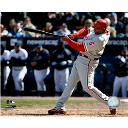 Ryan Howard Hitting Vs Mets 8X10