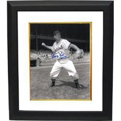 George Kell Signed Detroit Tigers Vintage B&W 8X10 Photo Custom Framed (Deceased)