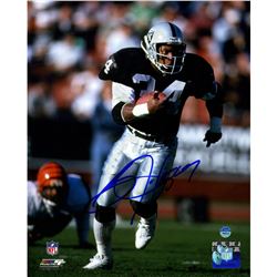 Bo Jackson Signed Up Close Running Vertical 8X10 Photo