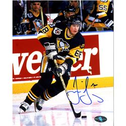 Jaromir Jagr Signed Pittsburgh Penguins RUSH 8X10 Photo (Sport Authentix Auth)