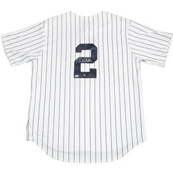 Derek Jeter Replica Yankee Jersey - Signed On Back Number (MLB Auth)