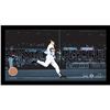 Image 1 : Derek Jeter Moments: Passing Gehrig Collage Text Overlay W/ Game Used Dirt Framed 9.5X19 7331 Style