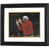 Image 1 : Bobby Knight Signed Indiana Hoosiers 16X20 Photo (Red Sweater Yell Horizontal) Custom Framed- JSA Ho