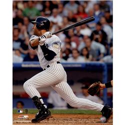 Derek Jeter 2008 Home Swing 16X20 Photo Uns