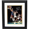 Image 1 : Dave Bing Signed Detroit Pistons 8X10 Photo Custom Framed W/Kareem Abdul-Jabbar