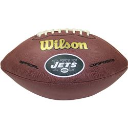 Jets Composite Team Logo Wilson Football (SI)