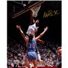 Image 1 : Magic Johnson Signed Dunking 1979 NCAA Championship Game Vertical 8X10 Photo