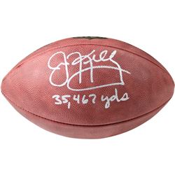 Jim Kelly Signed NFL Duke Football W/"35,467 Yds"Insc.