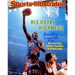 Bernard King Signed Sports Illustrated 16X20 Photo W/ "Good To Be King" Insc