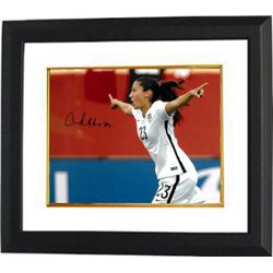 Christen Press Signed 8X10 Photo Custom Framed First Goal Team USA 2015 World Cup (Horizontal-Side V