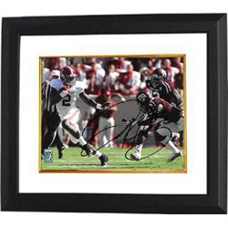 Derrick Henry Signed Alabama Crimson Tide 11X14 Photo Custom Framed #2 (Hand Up Heisman Pose)- Henry