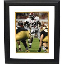 CJ Mosley Signed Alabama Crimson Tide 8X10 Photo Custom Framed #32 (White Jersey)