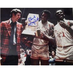 Bob Knight Signed 8X10 W/ Trophy
