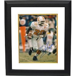 Travis Henry Signed Tennessee Vols 8X10 Photo Custom Framed 98 Champs