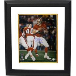 Steve Young Signed San Francisco 49Ers 16X20 Photo Custom Framed HOF 2005