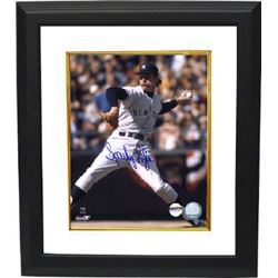 Sparky Lyle Signed New York Yankees 8X10 Photo Custom Framed