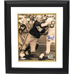 Bob Skoronski Signed Green Bay Packers 8X10 Photo Custom Framed