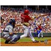 Image 1 : Barry Larkin Signed Horizontal Swing 8X10 Photo