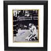 YA Tittle Signed New York Giants Blood 16X20 B&W Photo Custom Framed