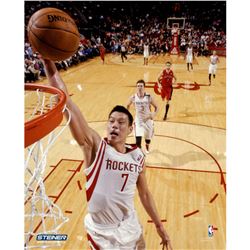 Jeremy Lin Dunk Vs Raptors 8X10 Photo Uns (Getty 157037208)