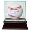 Image 1 : Tony La Russa Signed Rawlings Official Major League Baseball HOF 14 W/ Glass Case (St. Louis Cardina