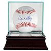Image 1 : Don Mattingly Signed Official Major League Baseball W/ Glass Case- MLB Hologram (New York Yankees)